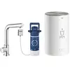 Grohe - Robinet red mono avec Boiler M-Size. L-sortie chromé a