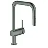 Grohe Minta Mitigeur de cuisine pivotant, avec douchette extractible, ...