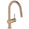 Grohe Minta - Mitigeur d'évier Avec Douchette Extractible, Warm Sunse