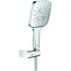Grohe Pommeau de douche Rainshower SmartActive 130 CUBE 3 jets avec support