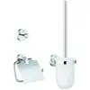 GROHE Set d’accessoires 3 en 1 ESSENTIALS Chromé Essentials 40407001 TU