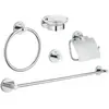 Grohe Set d accessoires salle de bain inox Grohe Essentials