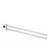 Grohe Porte-serviettes GROHE ESSENTIALS CUBE 439mm 2-bras noirb chromé