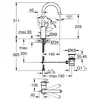 Grohe Bauloop mitigeur monocommande Lavabo, taille L, Chrome (23763000)