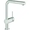 Grohe - Minta Mitigeur évier avec douchette SuperSteel 32168DC0