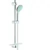 GROHE Douchette 2 jets Euphoria chrome avec support et porte savon