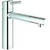 Mitigeur évier GROHE Concetto 31210001 - Bec pivotant médium - Escamotable - Chrome
