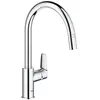 Grohe Start Edge Mitigeur de cuisine, extractible, pivotant, 30550000,