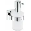Distributeur de savon avec support GROHE Start Cube chromé TU