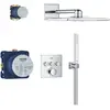 GROHE QuickFix Precision SmartControl inbouw douchesysteem - Vierkant ...