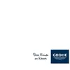 Plaque de déclenchement anti-trace Grohe