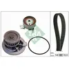 Pompe à eau + kit de courroie de distribution INA, par ex. pour Opel, Chevrolet, Vauxhall