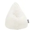 Sitting Point Pouf Fluffy Hearts xl Blanc