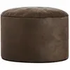 Repose Pieds - SITTING POINT - Cuba - Chocolat - 50x30 cm - Vintage - Non déhoussable