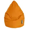 Sitting Point Pouf poire XXL d'intérieur orange 80x130cm