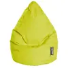 Sitting Point Pouf poire XXL d'intérieur vert anis 80x130cm