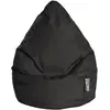 Sitting Point Pouf poire XXL d'intérieur noir 80x130cm