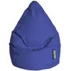 Sitting Point Pouf poire XXL d'intérieur bleu foncé 80x130cm
