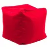 Pouf - JUMBO BAG - Cube - Rouge - 40x40x40 cm - 100% Polyester