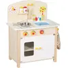 Cuisine Enfant en Bois ROBA - Bambi - Naturel/Blanc - Accessoires Vari...