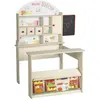 Marchande en Bois - ROBA - Minishop - Comptoir et Tableau - À Partir de 3 Ans