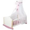 roba Berceau De Poupée Avec Accessoires Complets Scarlett Blanc / Rose