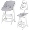 Chaise haute évolutive Born Up Set 2 en 1 naissance BLANC Roba
