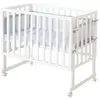 roba Berceau cododo 3en1 blanc barrière Style bois gris 45x90 cm