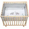 roba Parc bébé 75x100 + tapis de parc jumbotwins - bois naturel 0241S145