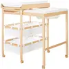roba Table à langer coulissante avec baignoire en bois chêne clair