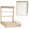 roba Table à langer murale Dschungelbaby bois naturel 79,5x63x76,5/19 cm