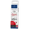 Set de 4 Feutres Faber-Castell Pitt Artist Pens Hand Lettering