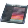 FABER-CASTELL Boîte de 12 feutres terre