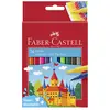 FABER-CASTELL Stylo feutre CASTLE, étui carton de 24 pièces