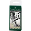 Feutres de dessin - FABER-CASTELL - Pitt Artist Pen - 6 feutres - Noir - Résistants à l'eau