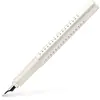 FABER-CASTELL Stylo plume Grip 2010 B moulin à noix de coco, blanc