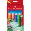 Faber-Castell - Crayons de couleur JUMBO GRIP, étui en carton de 12