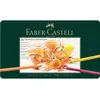 Faber-Castell - Crayons de couleur POLYCHROMOS, dans un étui métal de 36