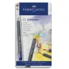 FABER-CASTELL Boîte de 12 Crayons de couleur Goldfaber permanent
