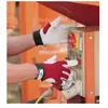 L+d Griffy - Gants de protection 1706-9 Chevreau nappa avec dos de la main en interlock rouge en 388 risques mecaniques 2