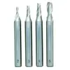 Fraises droites PROXXON 24610 - Diamètre 2-5mm - Acier HSS - Coffret bois - Axe 6mm