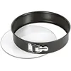 KAISER 2300622026 Moule à manqué avec Fond Amovible Acier/Verre Noir
