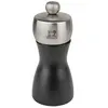 Peugeot - Fidji Moulin à sel manuel en bois et inox couleur noir 12 cm