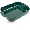 Appolia Plat four céramique rectangle vert forêt 40 cm - 15.75in Peugeot
