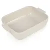 Plat au four PEUGEOT Appolia rectangulaire 25 cm Ecru