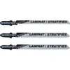 Pack de 3 lames de scie sauteuse WOLFCRAFT HCS pour sols stratifiés