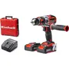 Einhell TE-CD 18 Li-i BL Sans clé 1,69 kg Aluminium, Noir, Rouge