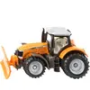 Tracteur modèle réduit Siku Massey Ferguson avec lame de déneigement