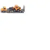 SIKU Camion Surbaissé Avec Chargeur Frontal 1/64ème - Véhicule Miniature