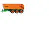 Siku Joskin Trans-Space jaune / vert kiptrailer (2892)